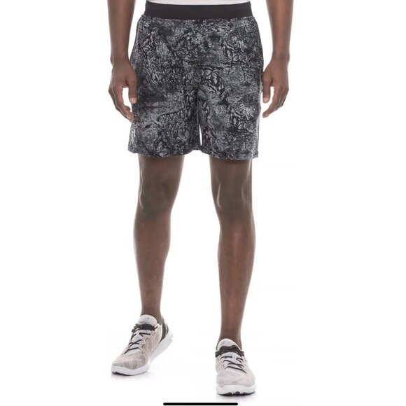 Under Armour Athletic Shorts‎ Mens Fitted Heat Gear Speed Pocket Camo Size L - Picture 1 of 11